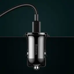 Автомобільний зарядний пристрій Baseus Grain Pro 4.8A 2 USB (CCALLP-01) - мініатюра 7