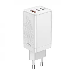 Сетевое зарядное устройство Baseus GaN3 Pro Fast Charger 2C+U на 65W (CCGP050102) блок белый