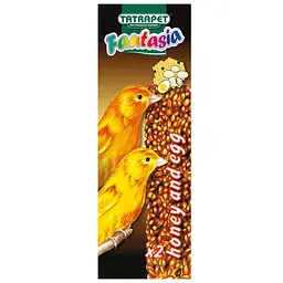 Колосок Fantasia для канарок, яйця/мед, 90 г, 18–19 см, 2 шт