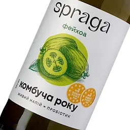 Напій безалкогольний Spraga Комбуча фейхоа 330 мл - мініатюра 6