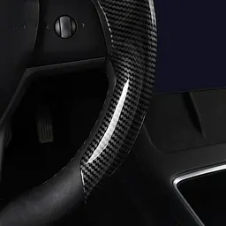 Накладка чохол на кермо універсальна Sport S M Аквапрінт Глянцевий Карбон 6D - мініатюра 7