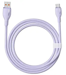 Кабель Baseus Pudding Series Fast Charging Cable USB to Type-C 100W 1.2m P10355703511-00 Purple - мініатюра 6