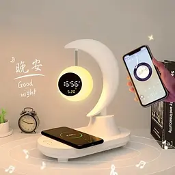 Лампа XPRO Luna TB-35SLIWBT з бездротовою зарядкою для телефона та Bluetooth колонкою (43820-_1381) - мініатюра 2