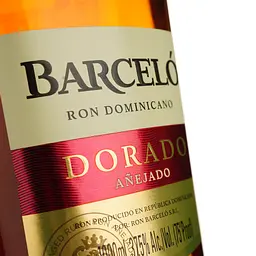 Ром Barcelo Dorado Anejado 37.5% 1 л - мініатюра 3