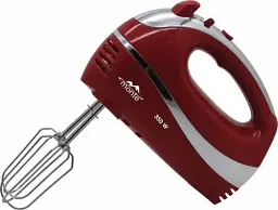 Міксер Monte MT-2000R, Red, 350W, ручний, 5 швидкостей, вінчики