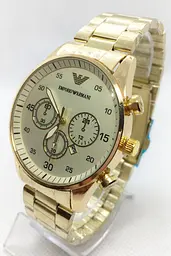 Наручний годинник чоловічий No Brand Emporio Armani Золотистий (IBW680Y)