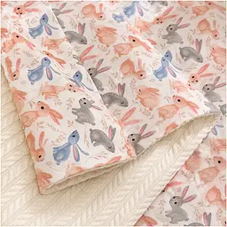 Плед дитячий MirSon Premium Pique Rabbits 110х140 см (2200013892687) - мініатюра 2