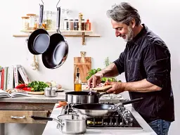 Сковорода KitchenAid CSS 30 см з керамічним покриттям (CC005703-001) - мініатюра 3