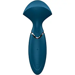 Вібромасажер Satisfyer Mini Wand-er Blue - мініатюра 6