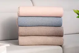 Плед Ardesto Leonardo Moon 140x200 см 5% кашемір 40% вовна 35% акрил 20% п/е рожевий pbe0050441 - мініатюра 5