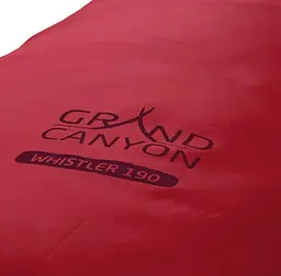 Спальний мішок Grand Canyon Whistler 190 13°C Red Dahlia Left (340001) (DAS303319) - мініатюра 9