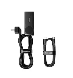 Зарядний пристрій Baseus 65 W GaN3 Pro (PSZM000901 ) + кабель чорний - мініатюра 3