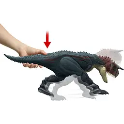 Фігурка динозавра Mattel Світ Юрського періоду Заряджена атака Карнотавра інтерактивна (JKG85) - мініатюра 7