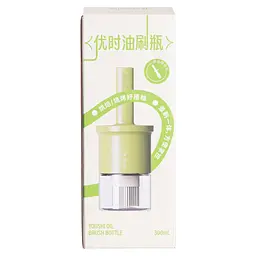 Пляшка для олії Oil Brush 300 мл з силіконовим пензликом, зелений Yiwu HP-34-11GR - мініатюра 7