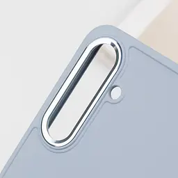 TPU чохол Bonbon Metal Style для Samsung Galaxy S24 / S25 Блакитний / Mist blue - мініатюра 6