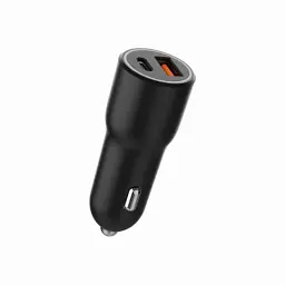 Зарядний пристрій Gembird 1xUSB-C PD20W + 1xUSB QC3.0 car adapter black (TA-UC-AC2PDQC38-CAR-01) - мініатюра 6