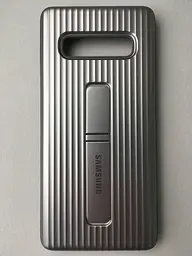 Чохол протиударний із підставкою Protective Rugged Standing Cover EF-RG973CSEGRU для Samsung Galaxy S10 Silver - мініатюра 6