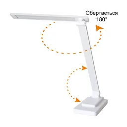 Настільна лампа Євросвітло LED Ridy-10-2 10 Вт біла - мініатюра 7