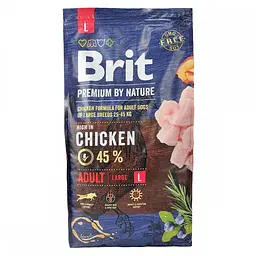 Сухий корм Brit Premium Dog Adult L 8 кг для собак великих порід (вагою від 25 до 45 кг) - мініатюра 4