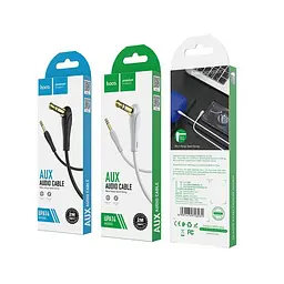 Кабель Hoco UPA14 Pisces Cable AUX audio 2m Gray - мініатюра 2