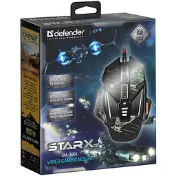 Мишка Defender sTarx GM-390L Black (52390) - мініатюра 6