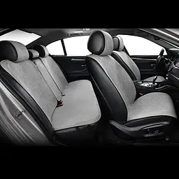 Накидки для сидінь Beltex Verona комплект Лен Сірі