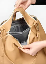 Жіночий рюкзак Sambag Trinity MZO Бежевий 34 х 31 х 15 см (28309026) - мініатюра 10