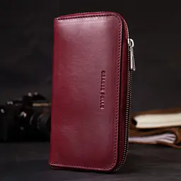Шкіряний жіночий гаманець GRANDE PELLE 19,5х9,7х2 см acs0027011 - мініатюра 6