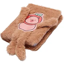 Блокнот А6 ZiBi Capybara Kids Line плюшевий клітинка 80 аркушів (ZB700014) - мініатюра 5