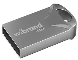 Флеш-накопичувач Wibrand Flash USB 2.0 Hawk 16Gb Silver (WI2.0/HA16M1S)