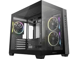 Корпус Deepcool CG330 3F Black (R-CG330-BKNGM3-G)