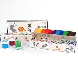 Набір гуашевих фарб Cats 12×10 мл ROSA Kids (4823098541554) - мініатюра 5