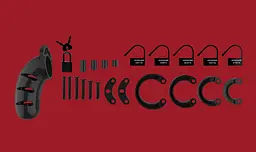 Пояс вірності для чоловіків ManCage 03 Chastity Cage 12 см чорний - мініатюра 5