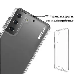 Чохол до мобільного телефона BeCover Space Case Samsung Galaxy S21 FE SM-G990 Transparancy (709354) - мініатюра 3