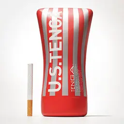 Мастурбатор Tenga US Soft Tube Cup (м’яка подушечка велика), стискальний, суперпотужне всмоктування - мініатюра 3