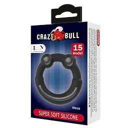 Ерекційне кільце Crazy Bull Meco 6.1 см чорний - мініатюра 7