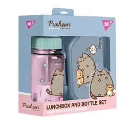 Набір контейнер і пляшка YES Pusheen Різнокольоровий 2 предмети (450145)