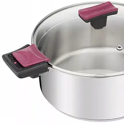 Набір посуду Cook&Clip, 10предметів, нержавіюча сталь,бакеліт, скло Tefal kuh0014726 - мініатюра 7
