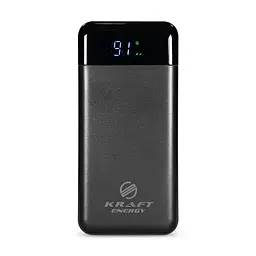 Повербанк 20000mAh Power Bank Kraft KPB-2120FCL Black 22.5W QC3.0 LED-ліхтар (43-00089)