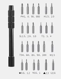 Викрутка Xiaomi Jiuxun Tools Screwdriver 24 in 1 (Q/NBJX005) [68401] - мініатюра 3