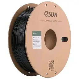 Пластик для 3D-принтера eSUN PETG P1.75мм, 1кг, solid black (PETG-P175SB1)