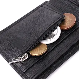 Чоловічий шкіряний портмоне ST Leather 11,5х9х1 см acs0028311 - мініатюра 5