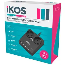 Фільтр-подовжувач IKOS F25S-CU Black (0006-CEF)