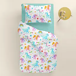 Дитяча постільна білизна в ліжечко UNICORNS CS2 COSAS (4822052266038) - мініатюра 2