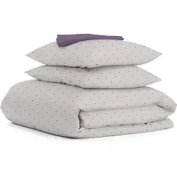 Комплект постільної білизни Cosas полуторний MINI DOTS CS2 160 x 220 см (DotsGreyBeige_95Aurora_160)