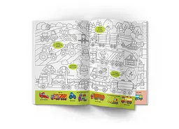 Книга Віммельбух-розмальовка. Транспорт 3290 shop (9786175473290) - мініатюра 4