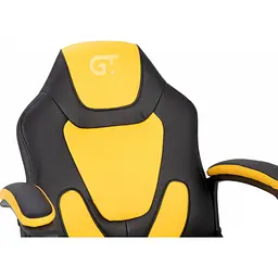 Геймерське дитяче крісло GT Racer X-1414 Black/Yellow [122624] - мініатюра 6