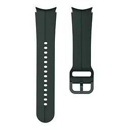 Браслет Five Classic для Samsung Galaxy Watch 4 - темно-зелений ширина кріплення 20мм силікон Watchbands (W10-5WB90250090) - мініатюра 4