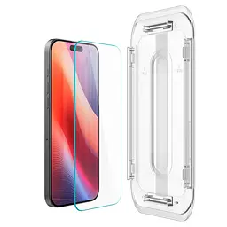 Захисне скло Spigen Glas.tR EZ Fit HD Transparency для iPhone 16 Pro (1 шт.) (AGL07935) - мініатюра 2