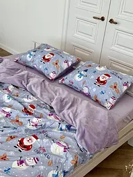 Постільна білизна євро Dushka Home Сатин Плюш 21365 200х220 см - мініатюра 6